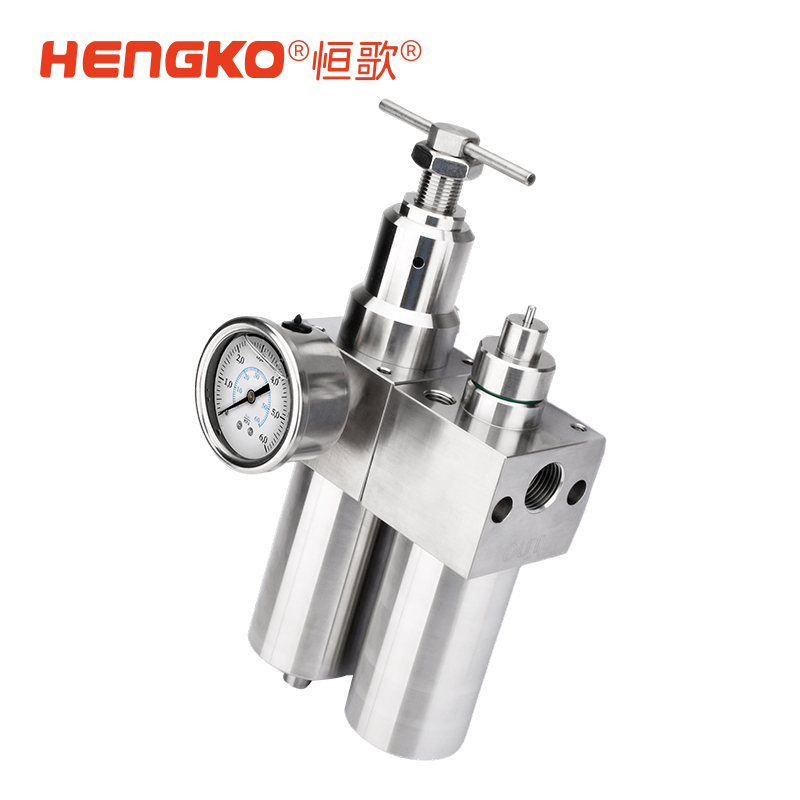 不銹鋼氣源處理器三聯件在超高純電子特氣系統的應用！